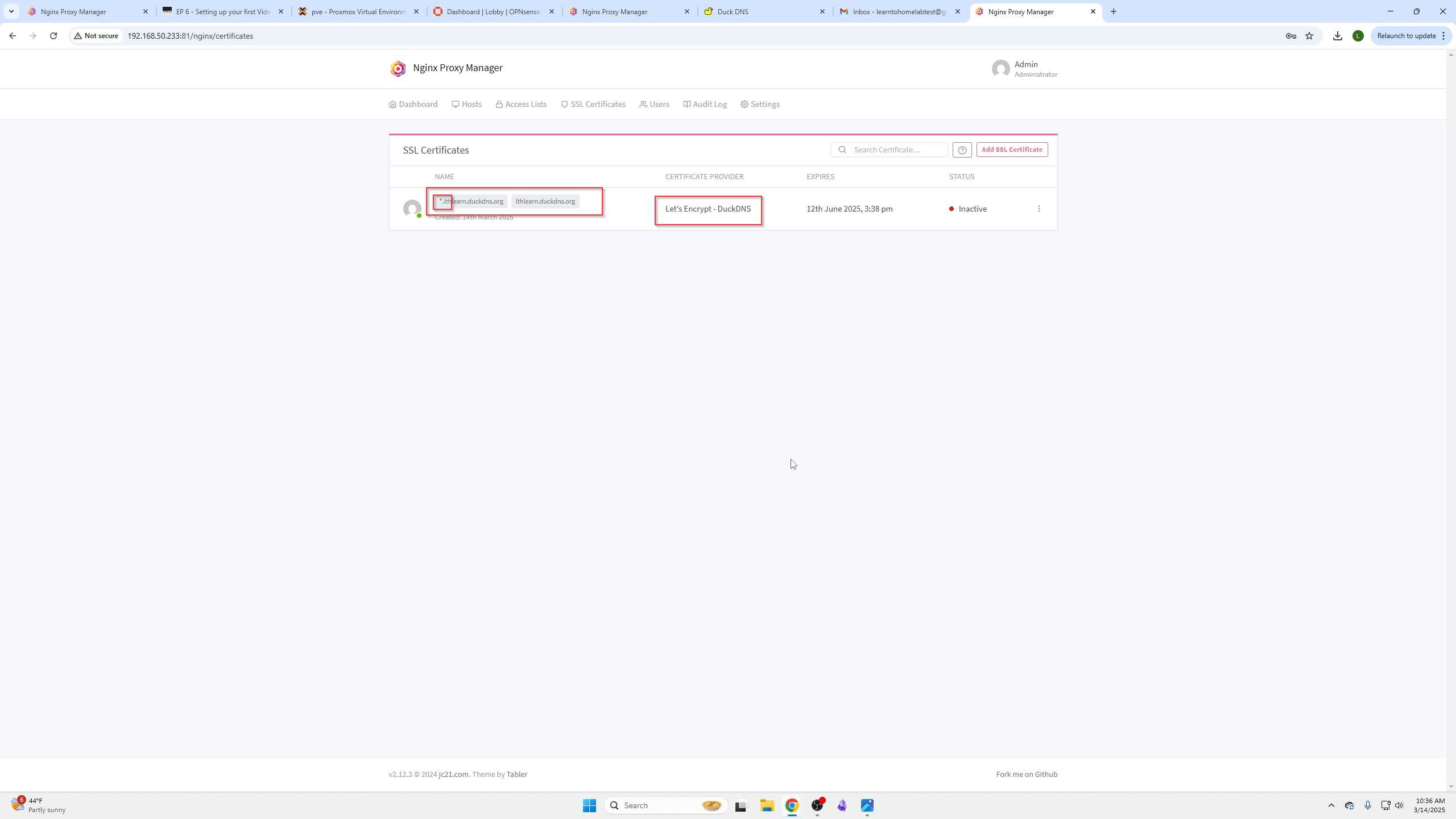 Homelab. Proxy · Sheburdev : [Guide] Nginx — The reverse proxy in my ...